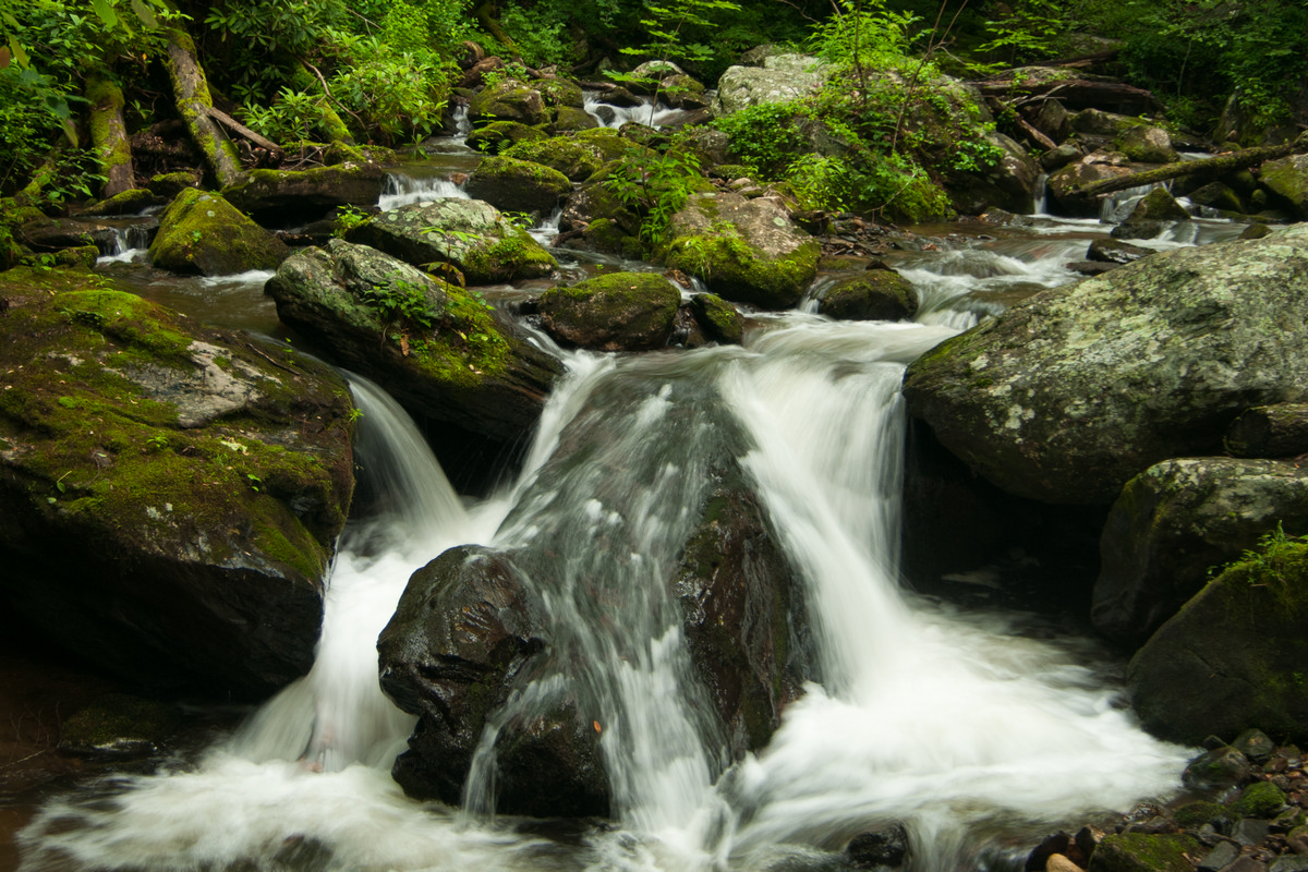 Anna Ruby Falls, Helen Georgia - Waterfall